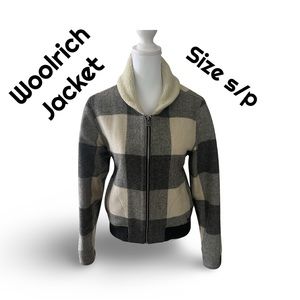 Woolrich checkered Bomber Jacket size small